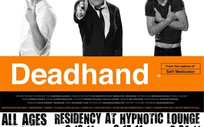 Deadhand all-ages residency at Hypnotic Lounge