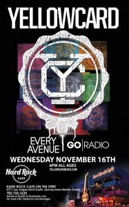 Yellowcard at Hard Rock Cafe