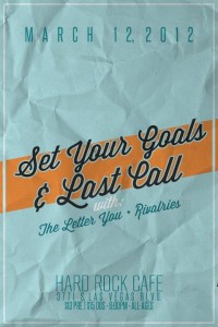 Set Your Goals flyer