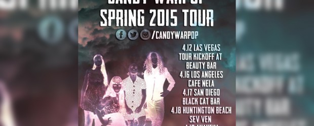 Candy Warpop visit California, play Beauty Bar first